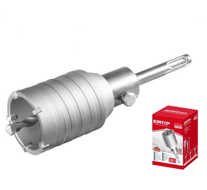 Mecha broca copa Widia con guía 50 mm Emtop sds plus