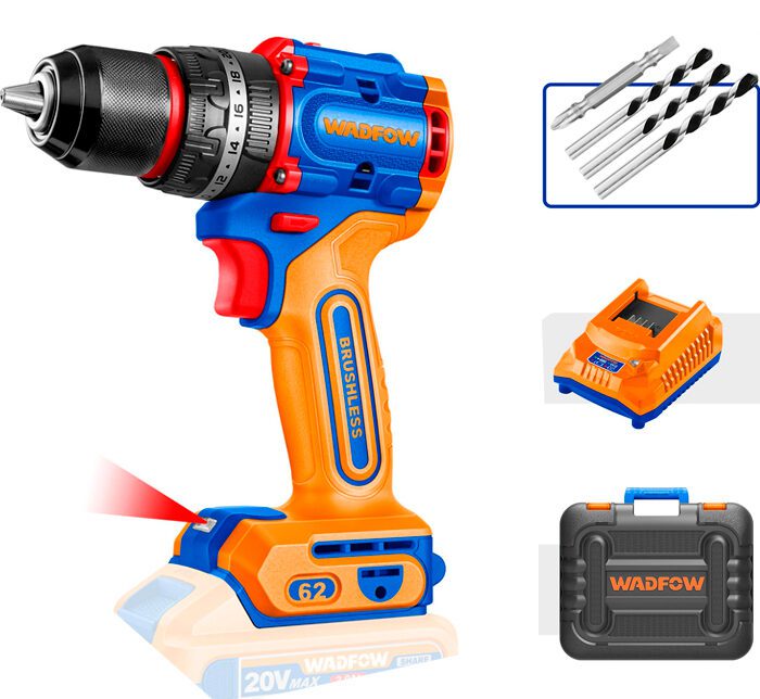 Taladro de impacto inalámbrico compacto sin escobillas