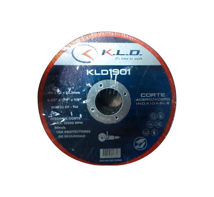 KLD Disco de corte 4 1/2 115 mm kld azul 50 Unidades